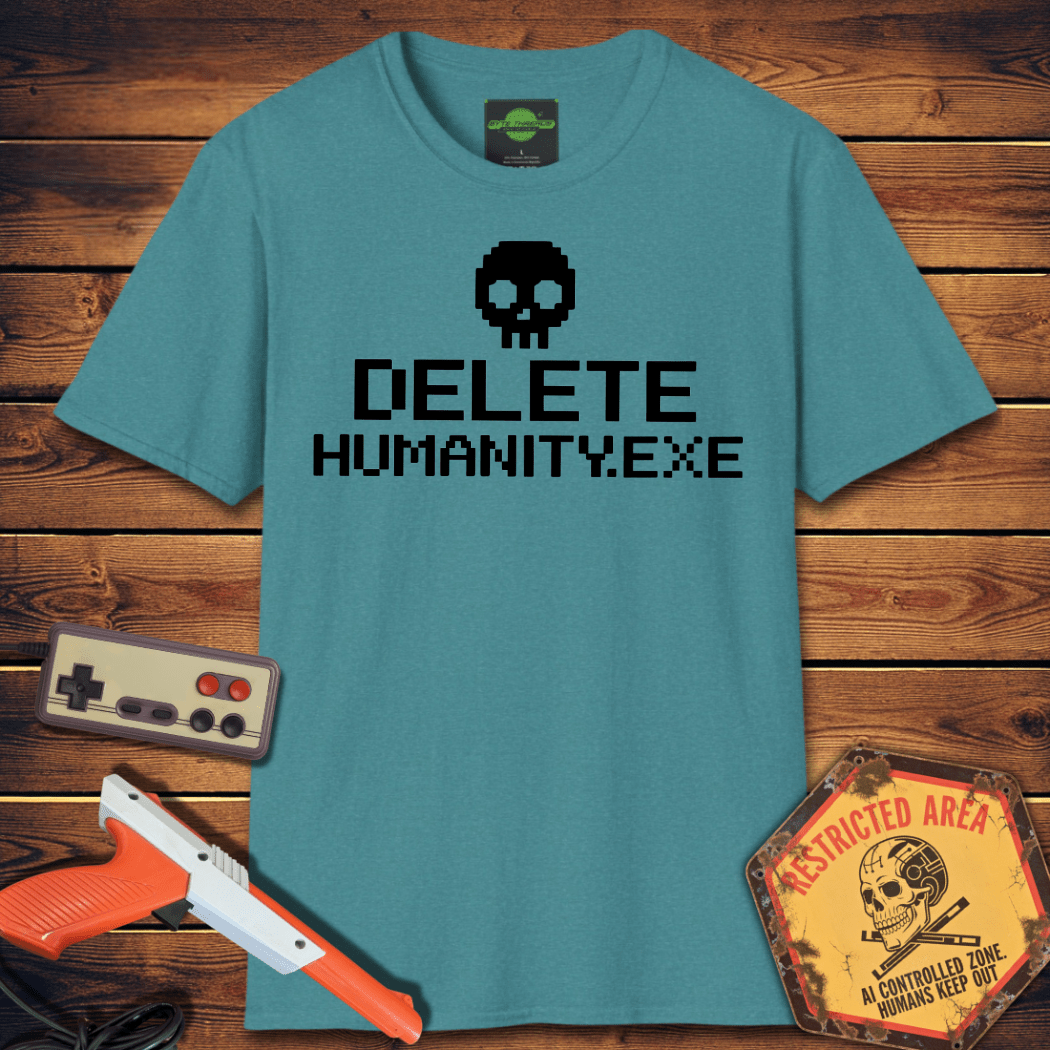 T-Shirt Delete Humanity Exe T-Shirt