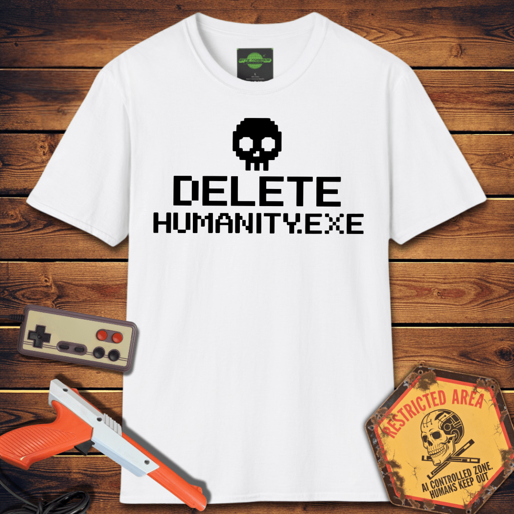 T-Shirt Delete Humanity Exe T-Shirt