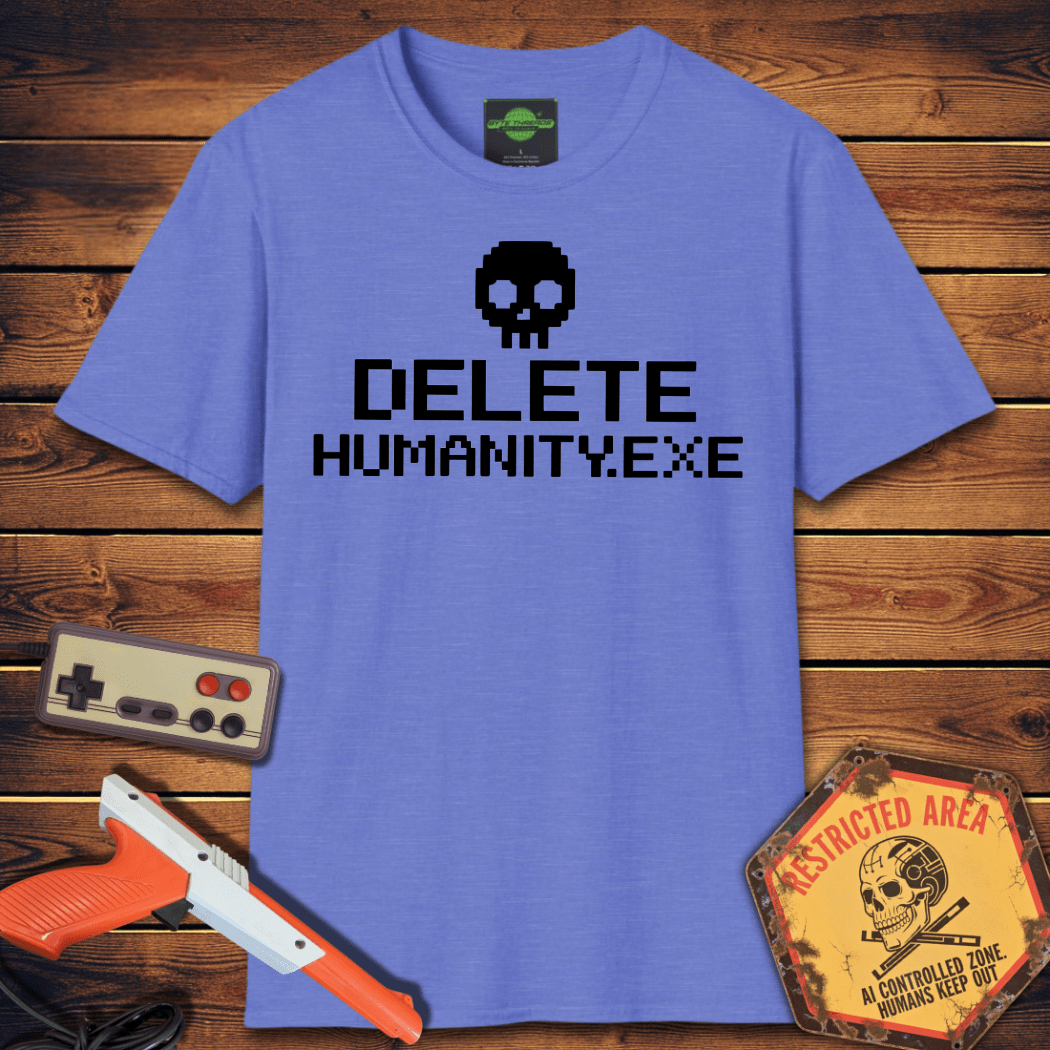 T-Shirt Delete Humanity Exe T-Shirt