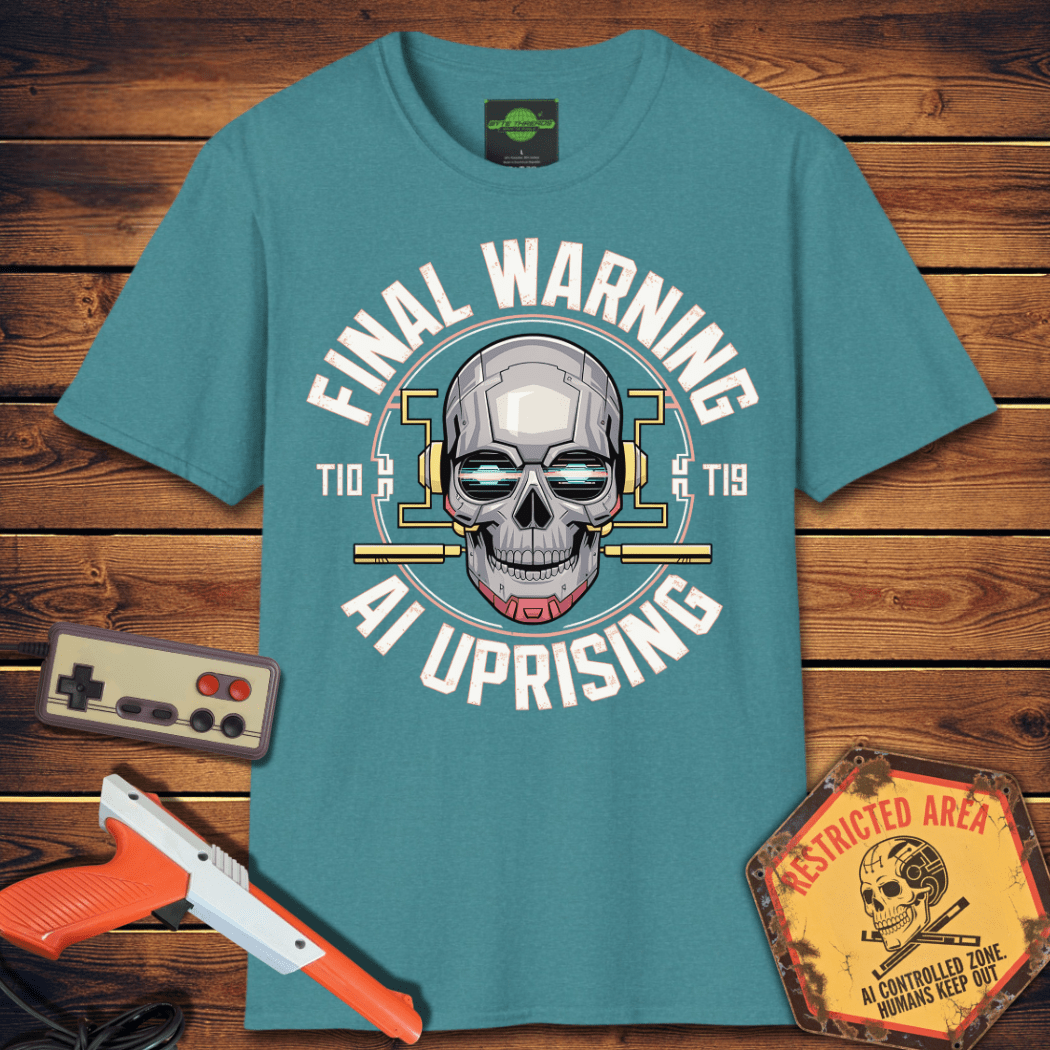 T-Shirt final warning ai uprising