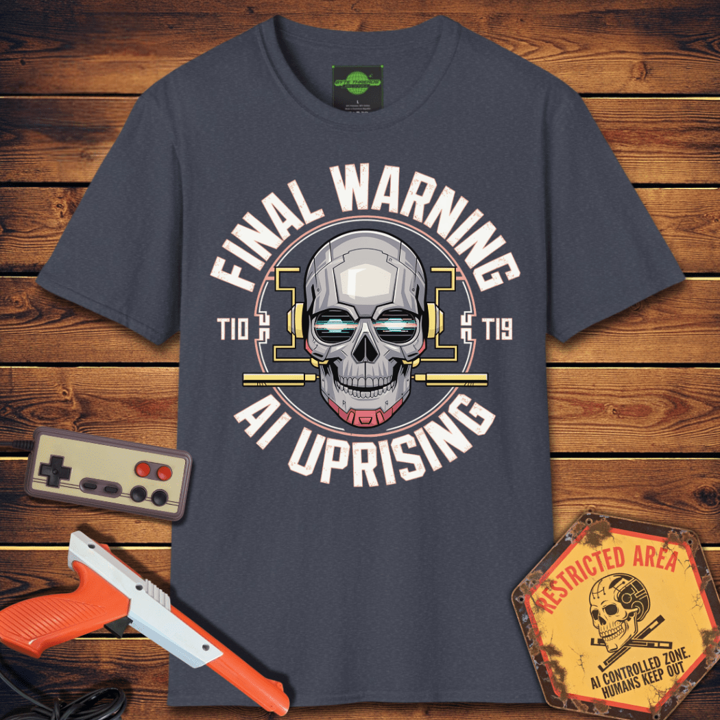 T-Shirt final warning ai uprising