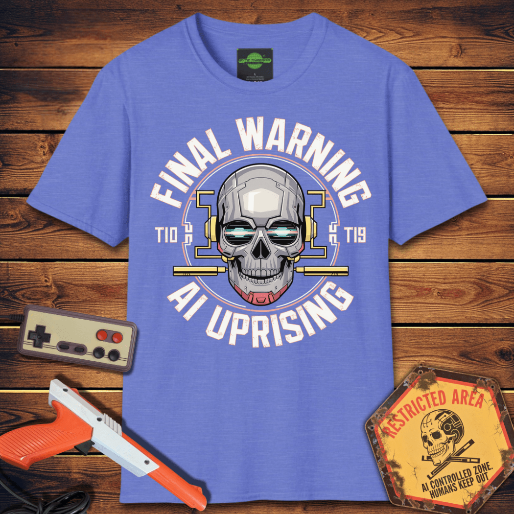 T-Shirt final warning ai uprising