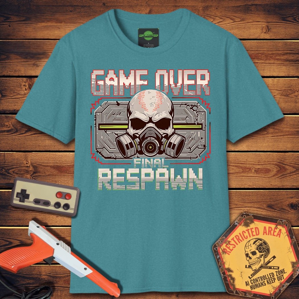 T-Shirt game over final respawn