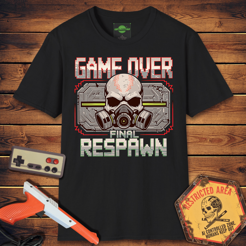 T-Shirt game over final respawn