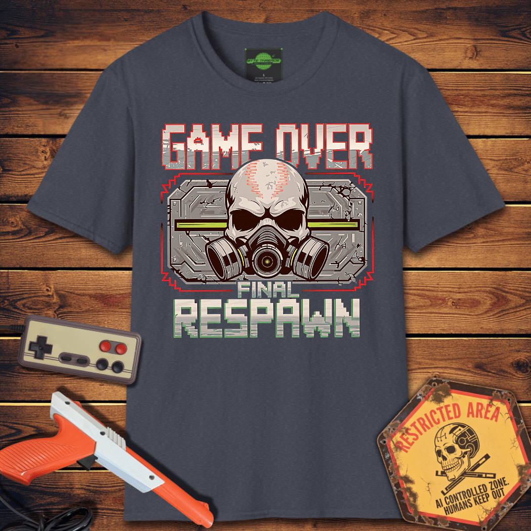 T-Shirt game over final respawn