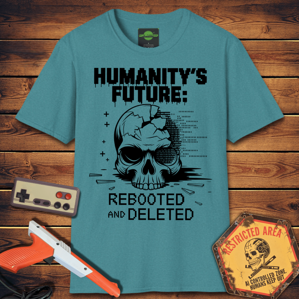 T-Shirt humanity's future rebooted