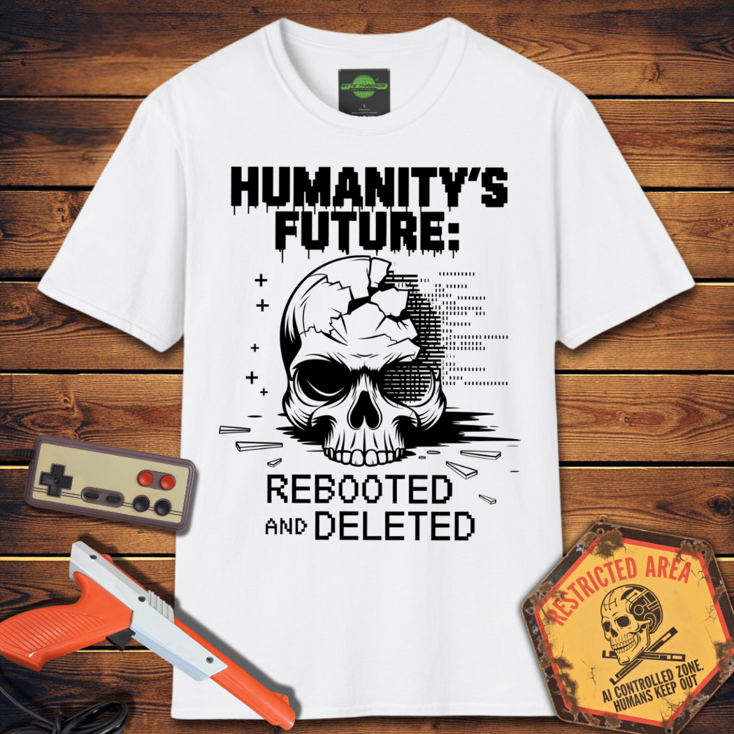 T-Shirt humanity's future rebooted