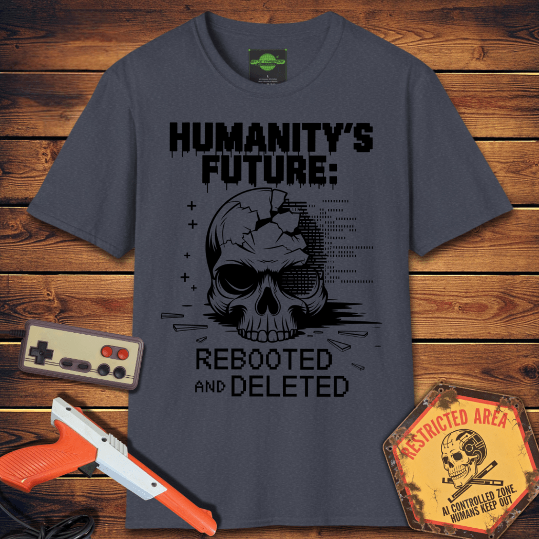 T-Shirt humanity's future rebooted