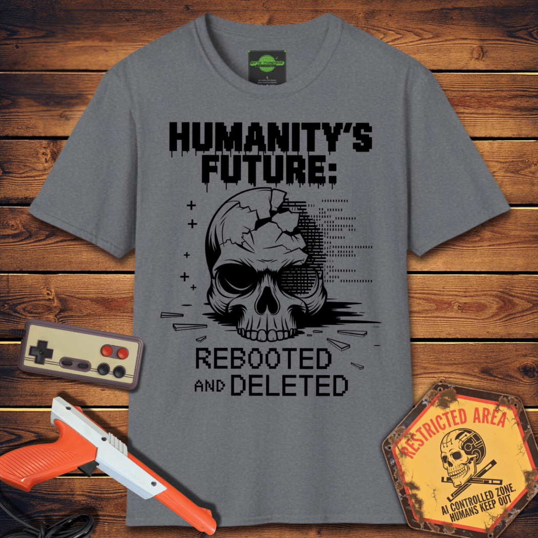 T-Shirt humanity's future rebooted